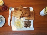 Eten bij of ergens in de buurt van het pension


