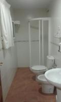 Koupelna v ubytování Hotel Los Molinos