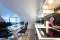 Kuchyň nebo kuchyňský kout v ubytování Apartments Teja