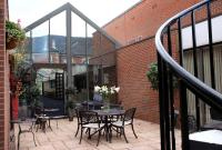 Patio nebo venkovní prostory v ubytování Hermitage Park Hotel