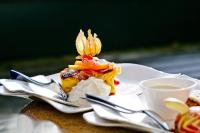 Mad på feriegården eller i nærheden