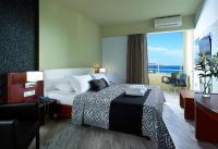 Posteľ alebo postele v izbe v ubytovaní Eleftheria Hotel