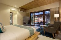 Theanna Villa and Spa Cangguにあるベッド