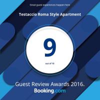 Certifikát, ocenenie alebo iný dokument vystavený v ubytovaní Testaccio Roma Style Apartment
