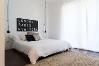 Posteľ alebo postele v izbe v ubytovaní Industia Loft Apartment