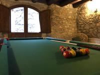 Biliár nebo kulečník v ubytování Cal Remolins