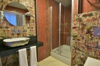 A bathroom at Adamel City Hotel