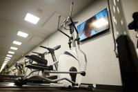 Posilňovňa alebo fitness centrum v ubytovaní Hotel Imperiale