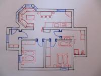 The floor plan of Appartement Sabrina