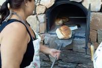 Gril pre hostí vo vidieckom dome
