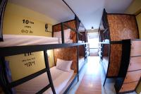 Postel nebo postele na pokoji v ubytování Hide Bangkok Hostel