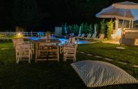 Bazén v ubytovaní Aristotelia Gi Ikies - Olympiada Poolside Retreats alebo v jeho blízkosti