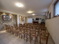 A kitchen or kitchenette at Albergo La Foresteria