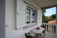 Balkon lub taras w obiekcie Apartment in Silo/Insel Krk 13588