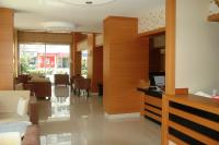 a lobby with a living room and a dining room at Suite Laguna Otel in Antalya