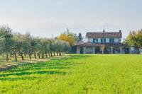 A garden outside La Fattoria