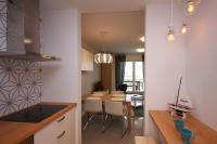 Kuchyňa alebo kuchynka v ubytovaní Giżycko - Wilkasy - ApartMazury