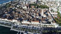Nespecifikovaný výhled na destinaci Split nebo výhled na město při pohledu z apartmánu