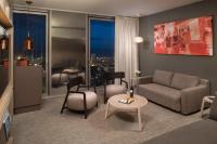 Posezení v ubytování The Level at Melia Barcelona Sky