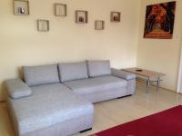 A seating area at Péterfia Apartman