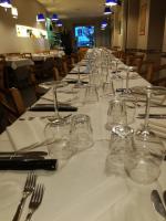 Reštaurácia alebo iné gastronomické zariadenie v ubytovaní Hotel Belvedere