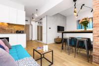 Kuchyňa alebo kuchynka v ubytovaní Lofts Cracow Apartments - City Center