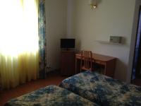 Televízia a/alebo spoločenská miestnosť v ubytovaní Hotel Tirreno