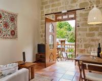 Balkón alebo terasa v ubytovaní Helios Garden Boutique Apartments
