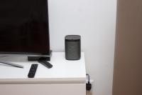 Televízia a/alebo spoločenská miestnosť v ubytovaní Apartman Allegria