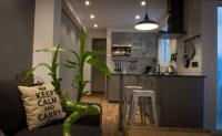 Kuchyň nebo kuchyňský kout v ubytování Valencian Apartment