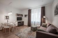 Televízia a/alebo spoločenská miestnosť v ubytovaní Apartments N10 Zagreb