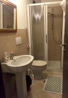 a bathroom with a sink and a toilet and a shower at Antica Locanda Montin in Venice