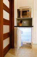 Kuchyň nebo kuchyňský kout v ubytování Apartment Karla Capka Street