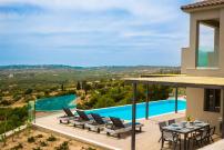 New Villa Blue with private pool at Trapezaki