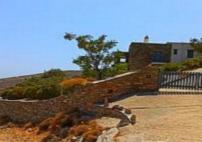 Calme et détente. Vue panoramique mer Égée.