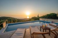 Stone Villa Eriphyle ,private witn sunset view