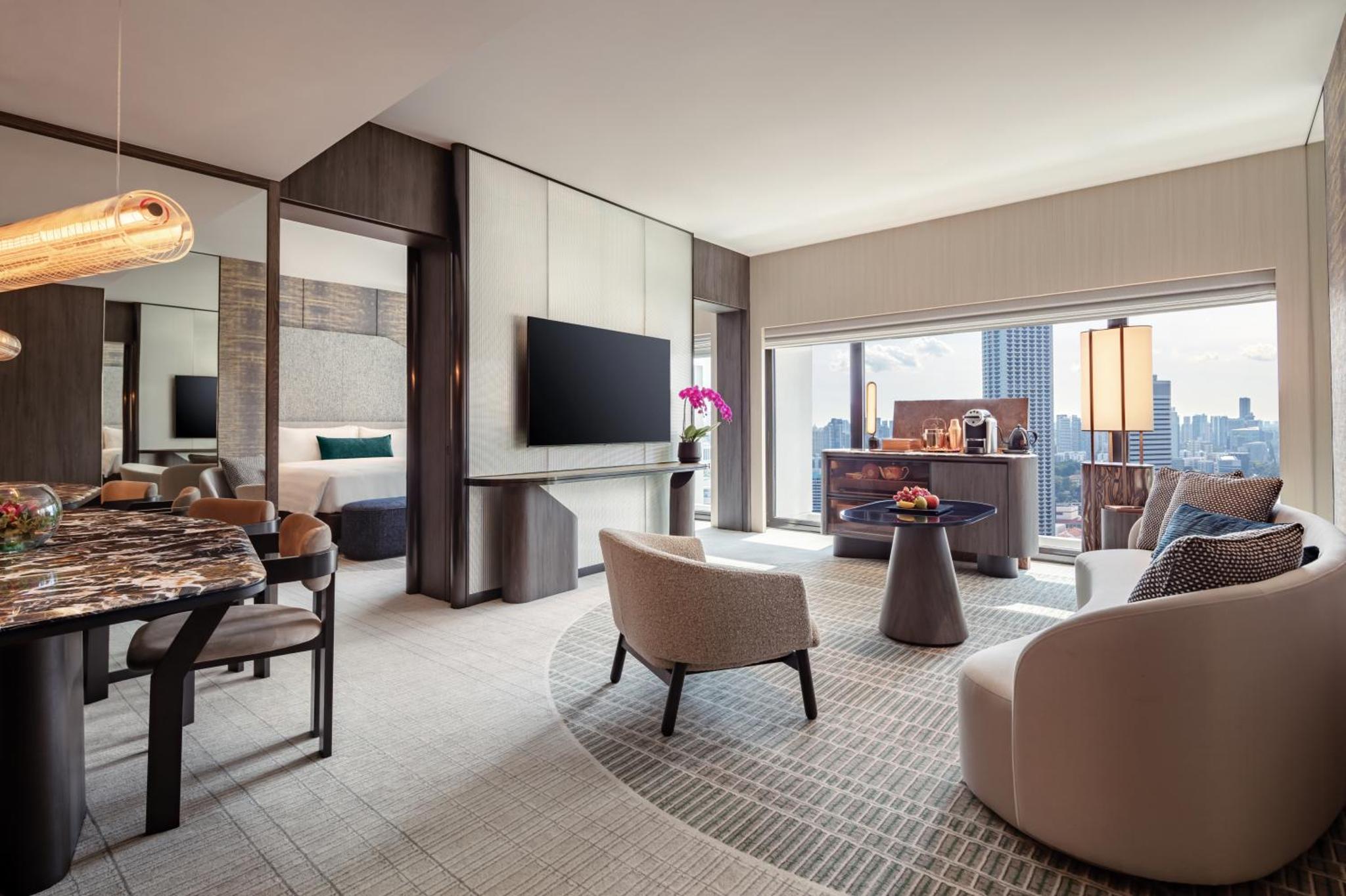 Executive Marina Bay, 1 King Bed, Marina Bay View, High Floor