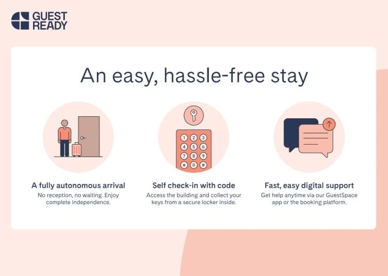 an easy hasslefree free stay website screenshot at GuestReady - The Fitzroy in London