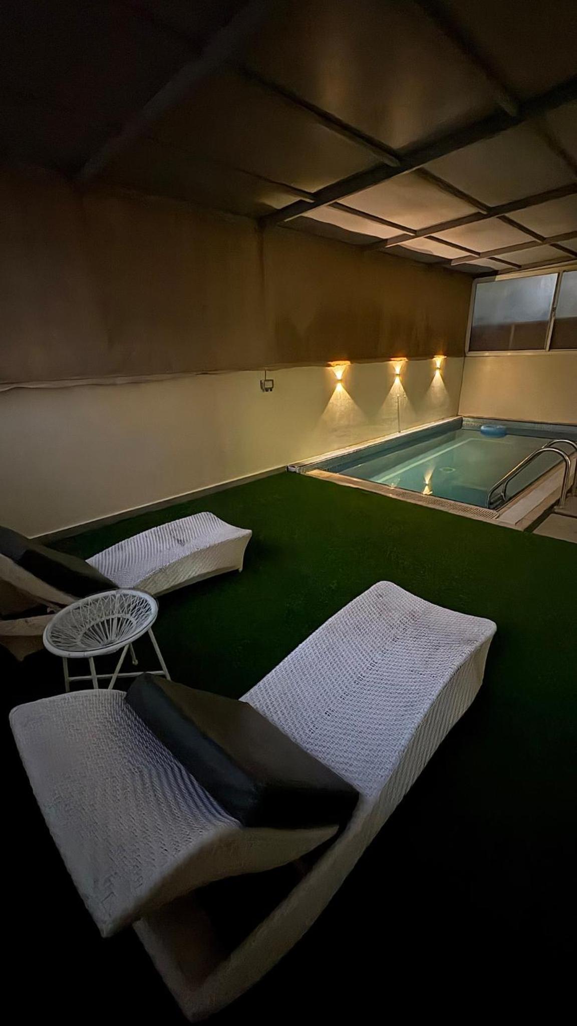 جناح الملكي غرفتين بمسبح خاص نظام التدفئة