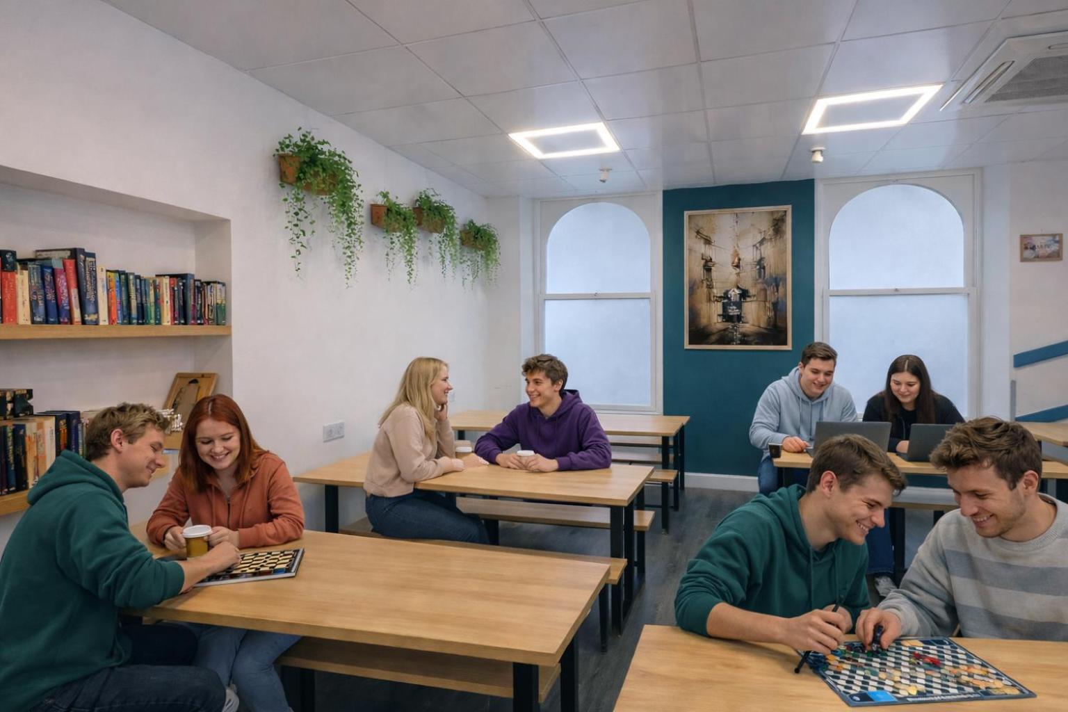 Single Bed in 6-Bed Mixed Dormitory with Private Bathroom