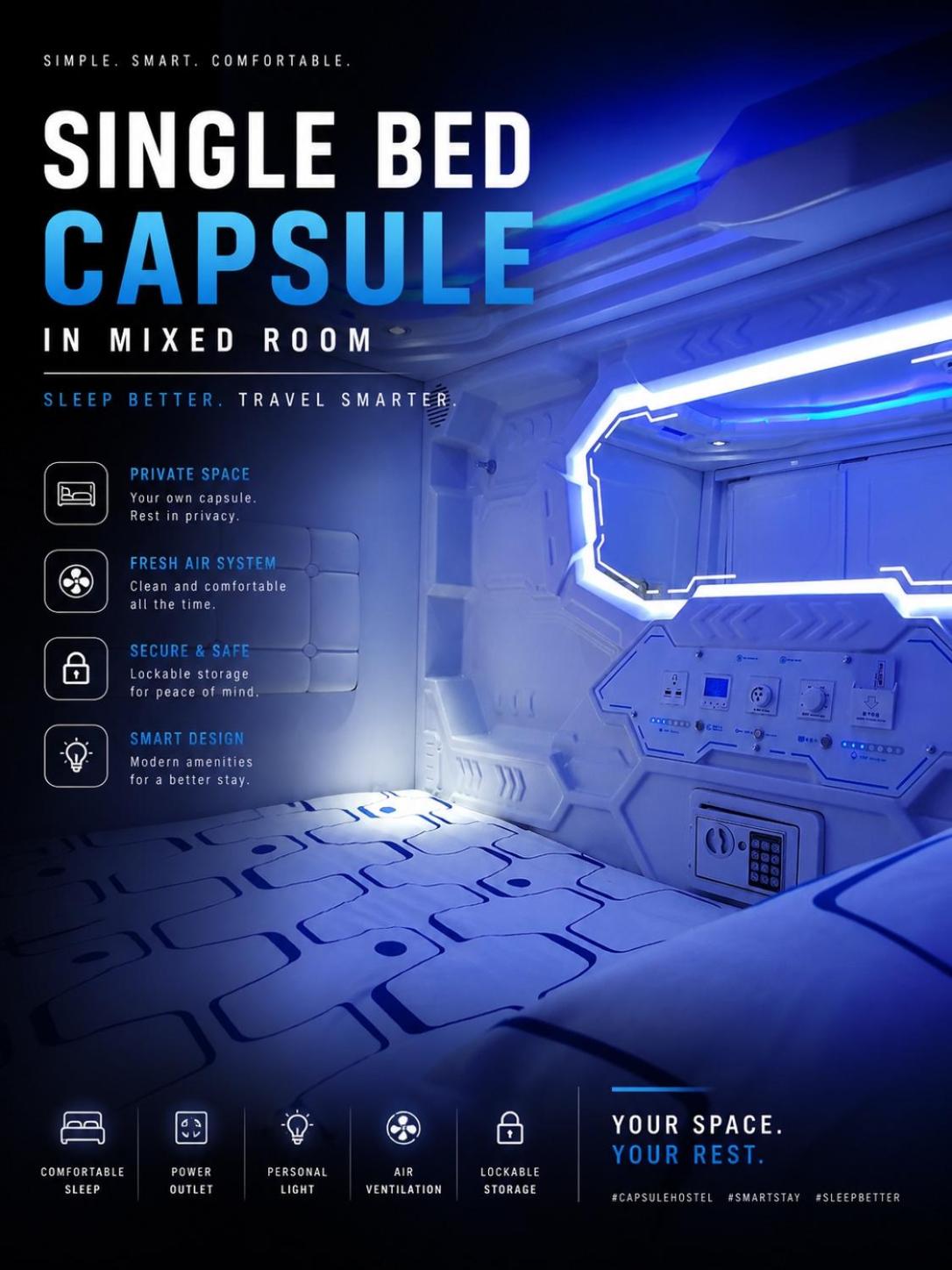 Hashtag.Capsule.Hostel — photo 6