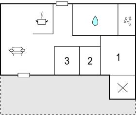 Awesome home in Væggerløse w/ Sauna, WiFi and 3 Bedrooms