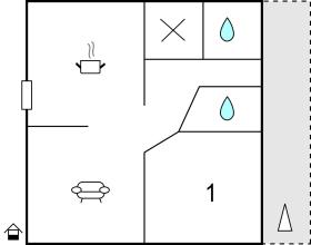 Awesome home in Ihlow with 1 Bedrooms and WiFi