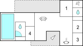 Beautiful home in Fan with 4 Bedrooms, Sauna and Indoor swimming pool