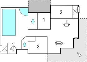 Beautiful home in Hjrring with 3 Bedrooms, Sauna and Indoor swimming pool