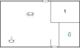 Nice home in Otterup w/ WiFi and 1 Bedrooms