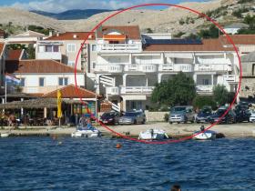 Apartment in Kustici with sea view, balcony, air conditioning, WiFi 3589-4