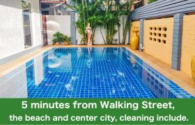 CORNER VILLA - PATTAYA HOLIDAY HOUSE WALKING STREET 4 bedrooms