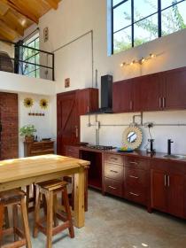 Modern Loft House with Exposed Timber Trusses