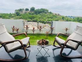 Luxury Duplex Apartment - Rooftop Lawn, Hill View, Fire Camp - 4th & 5th Floors